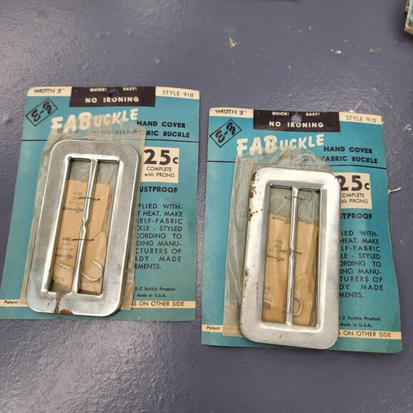 Vintage Buckle Kits & Seam Binding Lot Of 18 Pcs - Picture 5 of 9